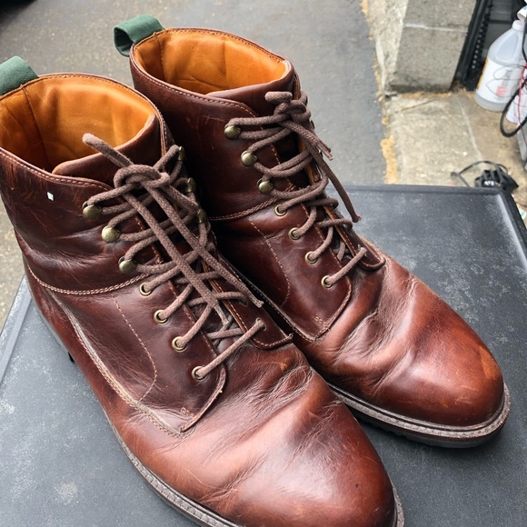 Cole Haan 6292 Mens Dark Brown Leather Leather Ankle Chukka Boots Size 13M - Picture 9 of 15